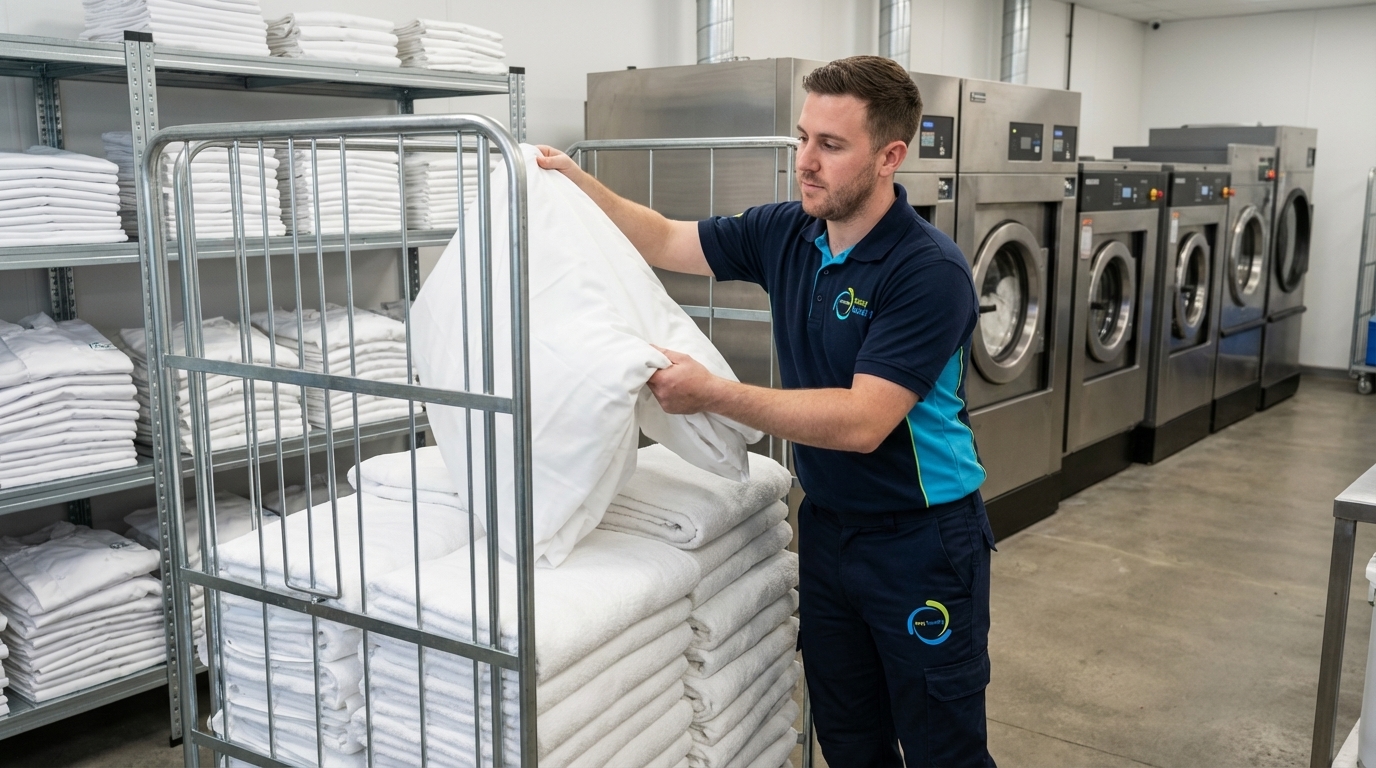Commercial laundry service for hotels, restaurants and businesses