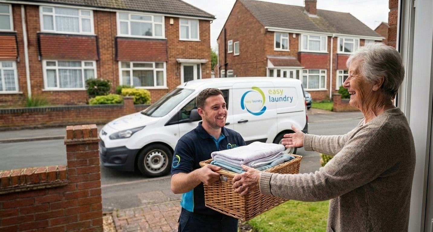Easy Laundry collection and delivery service available across Hinckley
